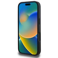 Guess 4G Metal Logo Backcover Apple iPhone 16 Pro Max - Zwart