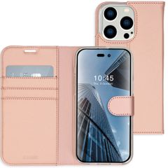 Accezz Wallet Softcase Bookcase Apple iPhone 14 Pro Max - Rosé Goud