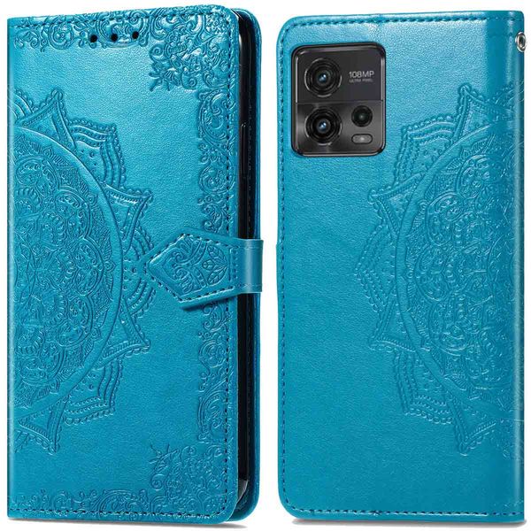 imoshion Mandala Bookcase Motorola Moto G72 - Turquoise