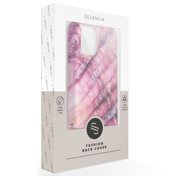 Selencia Aurora Fashion Backcover Samsung Galaxy A33 - Duurzaam hoesje - 100% gerecycled - Ocean Shell Purple