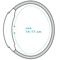 imoshion Echt lederen bandje Samsung Galaxy Fit - Zwart