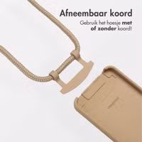 imoshion Color Backcover met afneembaar koord MagSafe Samsung Galaxy S24 / S25 - Beige