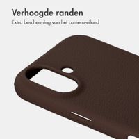imoshion Texture Backcover Apple iPhone 17 - Donkerbruin