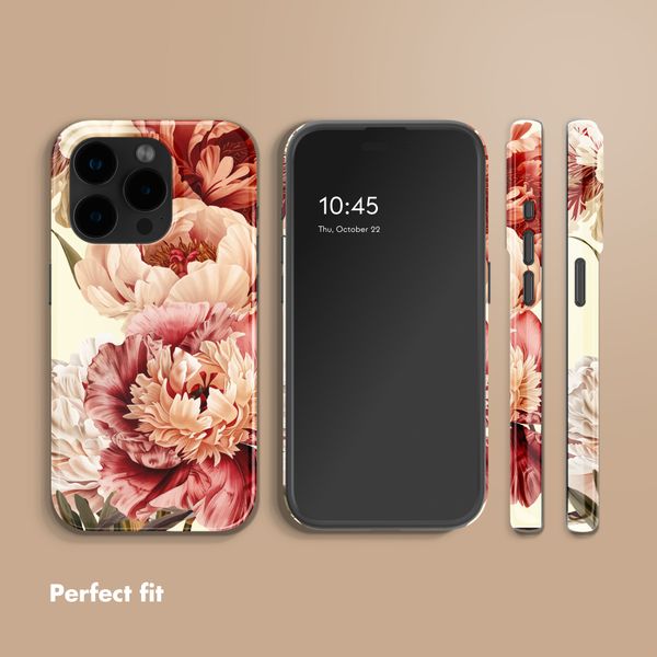 Selencia Vivid Back Cover Apple iPhone 15 Pro - Vintage Peony