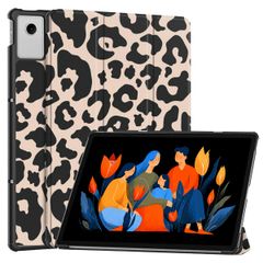 imoshion Design Trifold Bookcase Lenovo Idea Tab Plus - Leopard