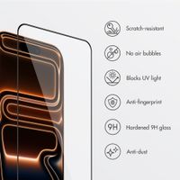 Accezz Tempered Glass Screen Protector with Applicator - 2-pack Apple iPhone 17 Pro Max