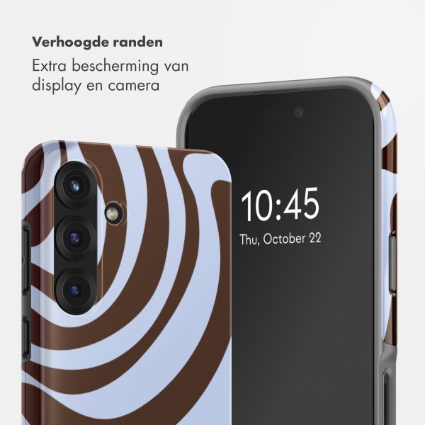 Selencia Vivid Backcover Samsung Galaxy S25 FE - Dream Swirl Chocolate