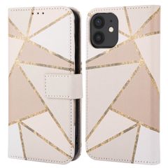 imoshion Design Bookcase iPhone 12 (Pro) - Beige Graphic