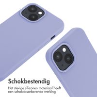 imoshion Siliconen hoesje met koord iPhone 15 - Paars