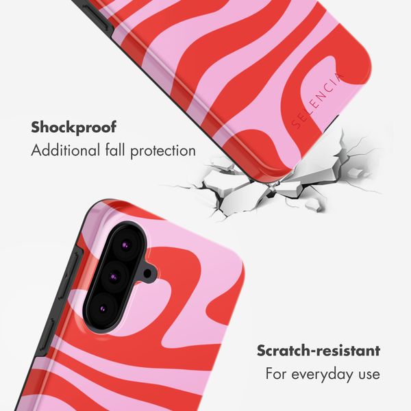 Selencia Vivid Back Cover Samsung Galaxy A37 (5G) - Dream Swirl Pink