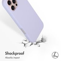 Accezz Liquid Silicone Back Cover with MagSafe Apple iPhone 16 Pro Max - Purple