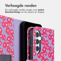 imoshion Design Bookcase Samsung Galaxy A35 - Dusty Rose Blossoms