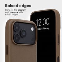 Accezz 2-in-1 Leather Bookcase with MagSafe Apple iPhone 18 Pro / 17 Pro - Coffee Brown