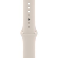 Apple Sport Band Apple Watch Series 1 t/m 9 / SE (38/40/41 mm) | Series 10 / 11 (42 mm) - Starlight