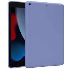 Accezz Liquid Silicone Backcover Apple iPad 9 (2021) 10.2 inch / iPad 8 (2020) 10.2 inch / iPad 7 (2019) 10.2 inch - Lila
