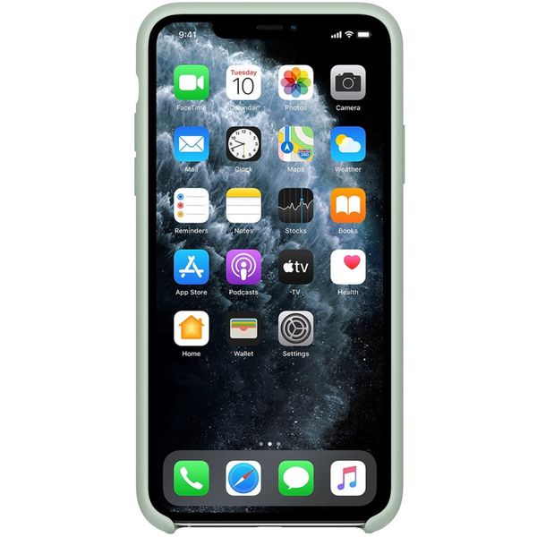 Apple Silicone Backcover Apple iPhone 11 Pro Max - Beryl