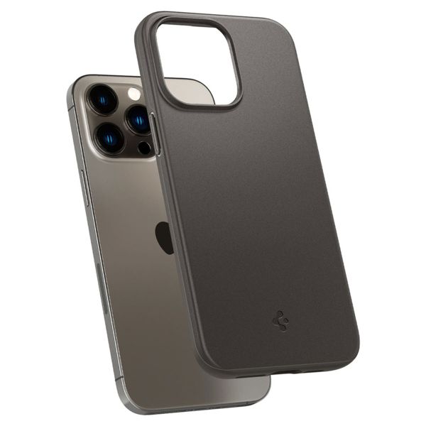 Spigen Thin Fit Backcover Apple iPhone 14 Pro Max - Grijs