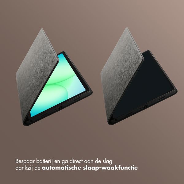 Selencia Riva Bookcase Samsung Galaxy Tab A11 Plus - Zwart