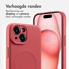 imoshion Color Backcover met MagSafe Apple iPhone 15 - Dusty Rose