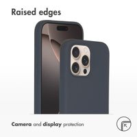 Accezz Liquid Silicone Back Cover with MagSafe Apple iPhone 16 Pro Max - Dark Blue
