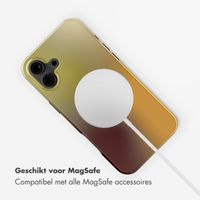 Selencia Vivid Backcover met MagSafe Apple iPhone 16 - Gradient Olive Dust