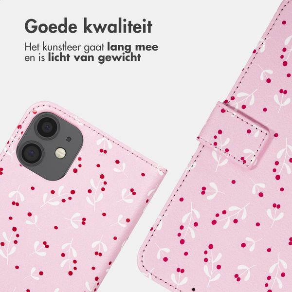 imoshion Design Bookcase Apple iPhone 12 (Pro) - Blush Berries