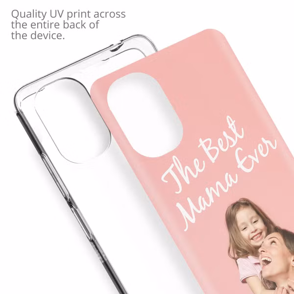 Ontwerp je eigen Motorola Moto G04 / G24 / G24 Power gel hoesje - Transparant