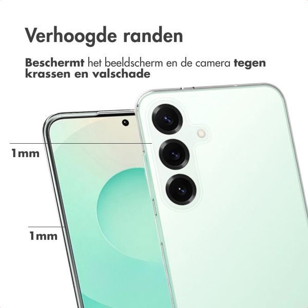 Accezz Clear Backcover Samsung Galaxy S25 FE - Transparant