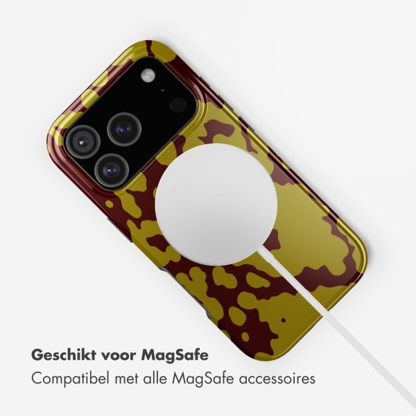 Selencia Vivid Backcover met MagSafe Apple iPhone 17 Pro Max - Moo'd Olive Dust
