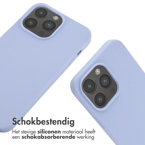 imoshion Siliconen hoesje met koord iPhone 14 Pro Max - Paars