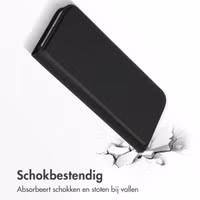Accezz Premium Leather Slim Bookcase Apple iPhone 13 - Zwart