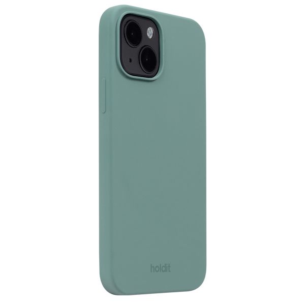 Holdit Silicone Case iPhone 14 / 13 - Moss Green