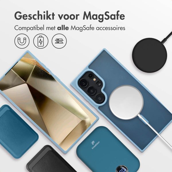 imoshion Color Guard Backcover met MagSafe Samsung Galaxy S24 Ultra - Lichtblauw