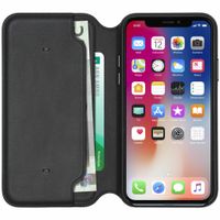 Apple Leather Folio Bookcase iPhone X / Xs - Black