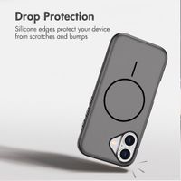 imoshion Colour Back Cover with Thin MagSafe Ring Apple iPhone 17 - Black