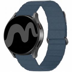 imoshion Magnetisch lederen bandje  - Universeel 22 mm aansluiting - Blauw