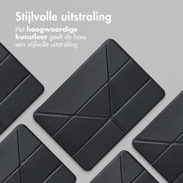 imoshion Origami Bookcase Apple iPad 9 (2021) 10.2 inch / iPad 8 (2020) 10.2 inch / iPad 7 (2019) 10.2 inch - Zwart