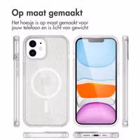 imoshion Sparkle Backcover met MagSafe Apple iPhone 12 (Pro) - Glitter Transparant