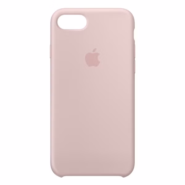 Apple Silicone Backcover Apple iPhone SE (2022 / 2020) / 8 / 7 - Chalk Pink
