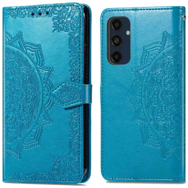 imoshion Mandala Bookcase Samsung Galaxy S24 FE - Turquoise