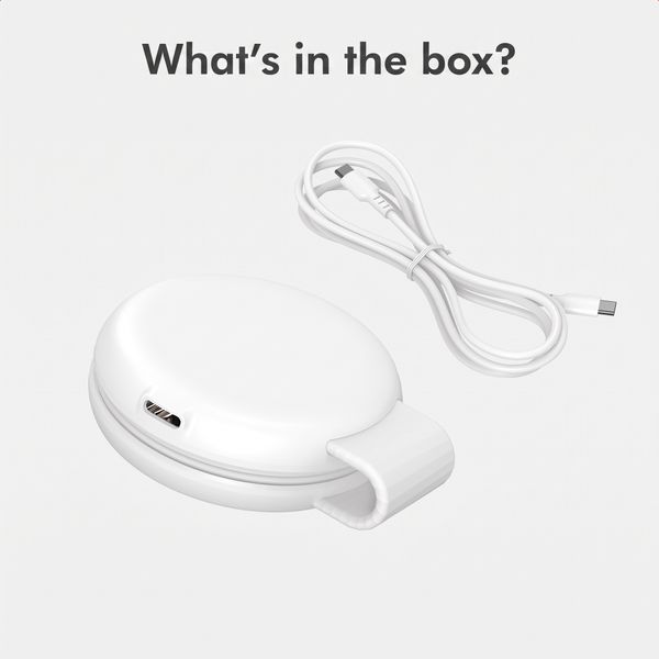 imoshion 2-in-1 Wireless Travel Charger 25W - iPhone / AirPods / Apple Watch - Qi2.2 - White