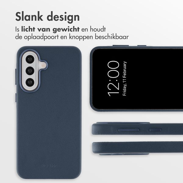 Accezz MagSafe Leather Backcover Samsung Galaxy A57 (5G) - Nightfall Blue