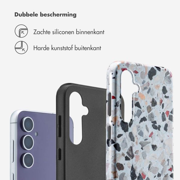 Selencia Vivid Backcover Samsung Galaxy S23 FE - Chic Terazzo