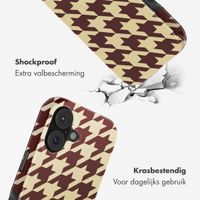 Selencia Vivid Backcover met MagSafe Apple iPhone 17 - Pied-de-Poule