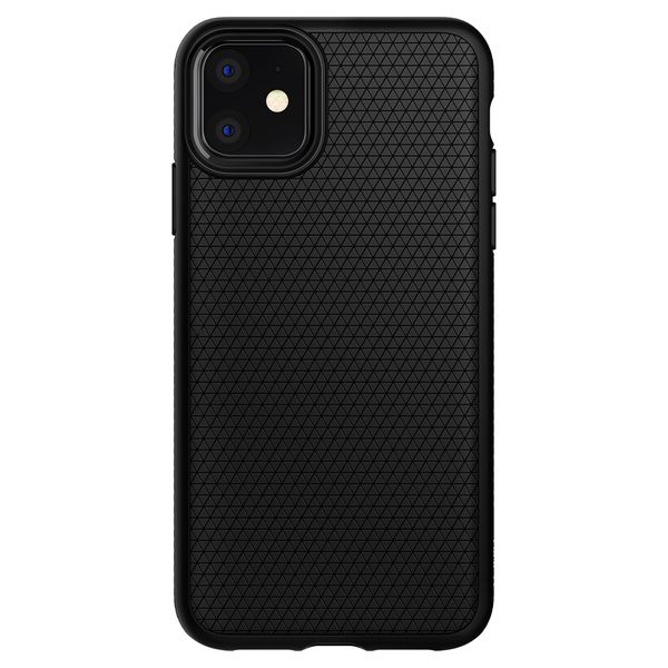 Spigen Liquid Air Backcover iPhone 11 - Zwart