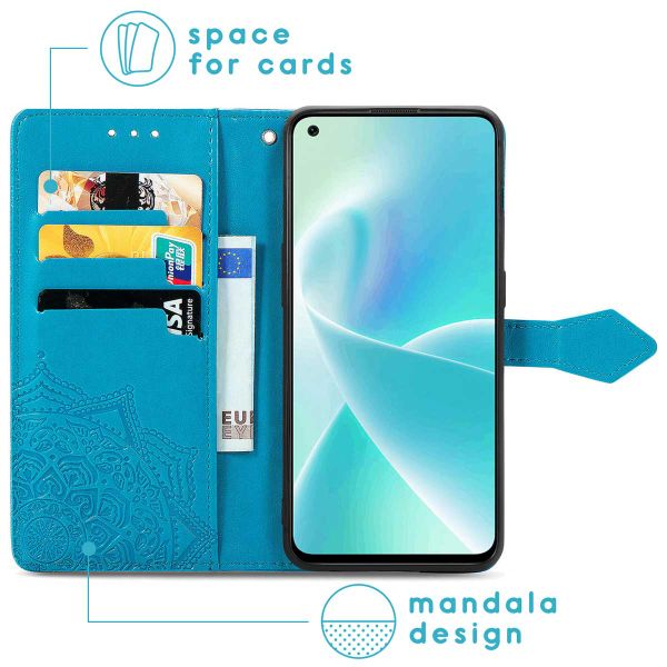 imoshion Mandala Bookcase OnePlus Nord 2T  - Turquoise