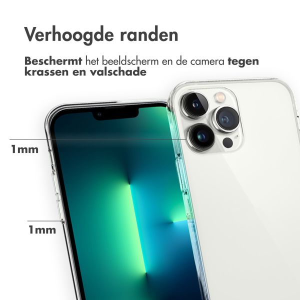 Accezz Clear Backcover Apple iPhone 13 Pro - Transparant