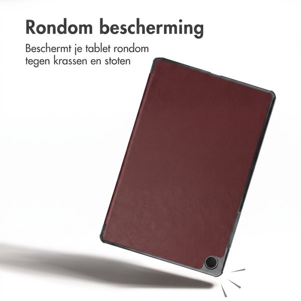 imoshion Trifold Bookcase Samsung Galaxy Tab A11 Plus - Bordeaux