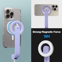 Spigen MagSafe Tripod Selfie Stick - met afstandsbediening - Universeel - 74CM - Lavender