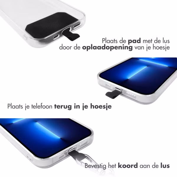 imoshion Universeel verstelbaar telefoonkoord + polsbandje - Retro Circles